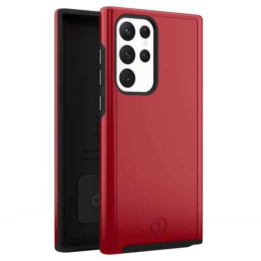 Funda Nimbus9 Cirrus 2 para Galaxy S22 Ultra - Carmesí