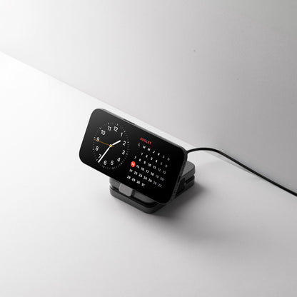 Chargeur sans fil 3-en-1 Nimbus9 Qi2 - Gris brossé