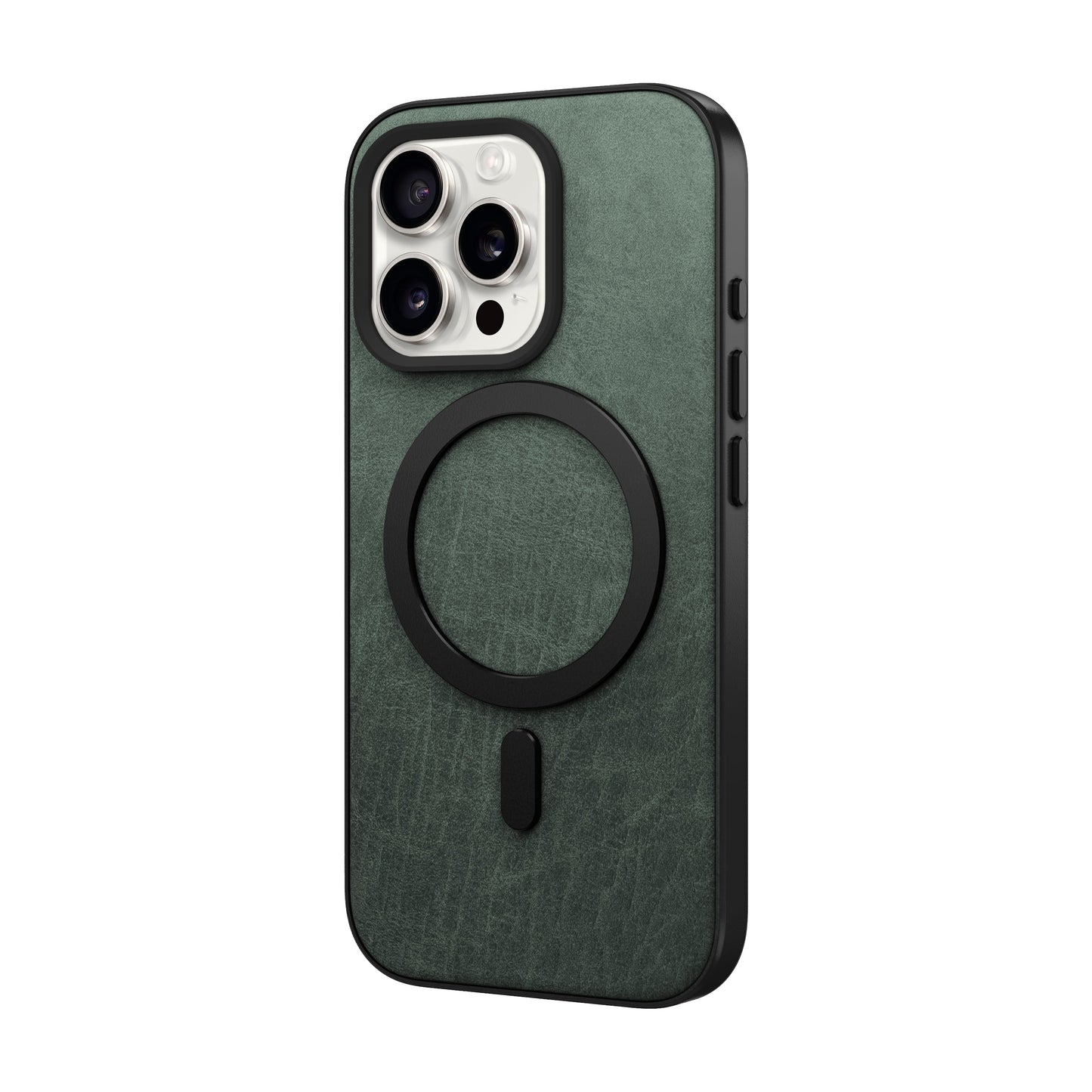 Coque MagSafe pour iPhone 15 Pro Nimbus9 Essence – Vert chasseur