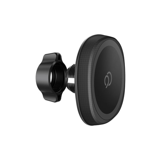 Soporte magnético para teléfono con ventosa y carga inalámbrica Nimbus9 - Negro