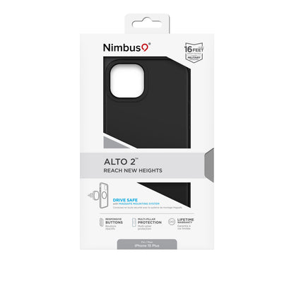 Coque MagSafe Nimbus9 Alto 2 pour iPhone 15 Plus – Noir