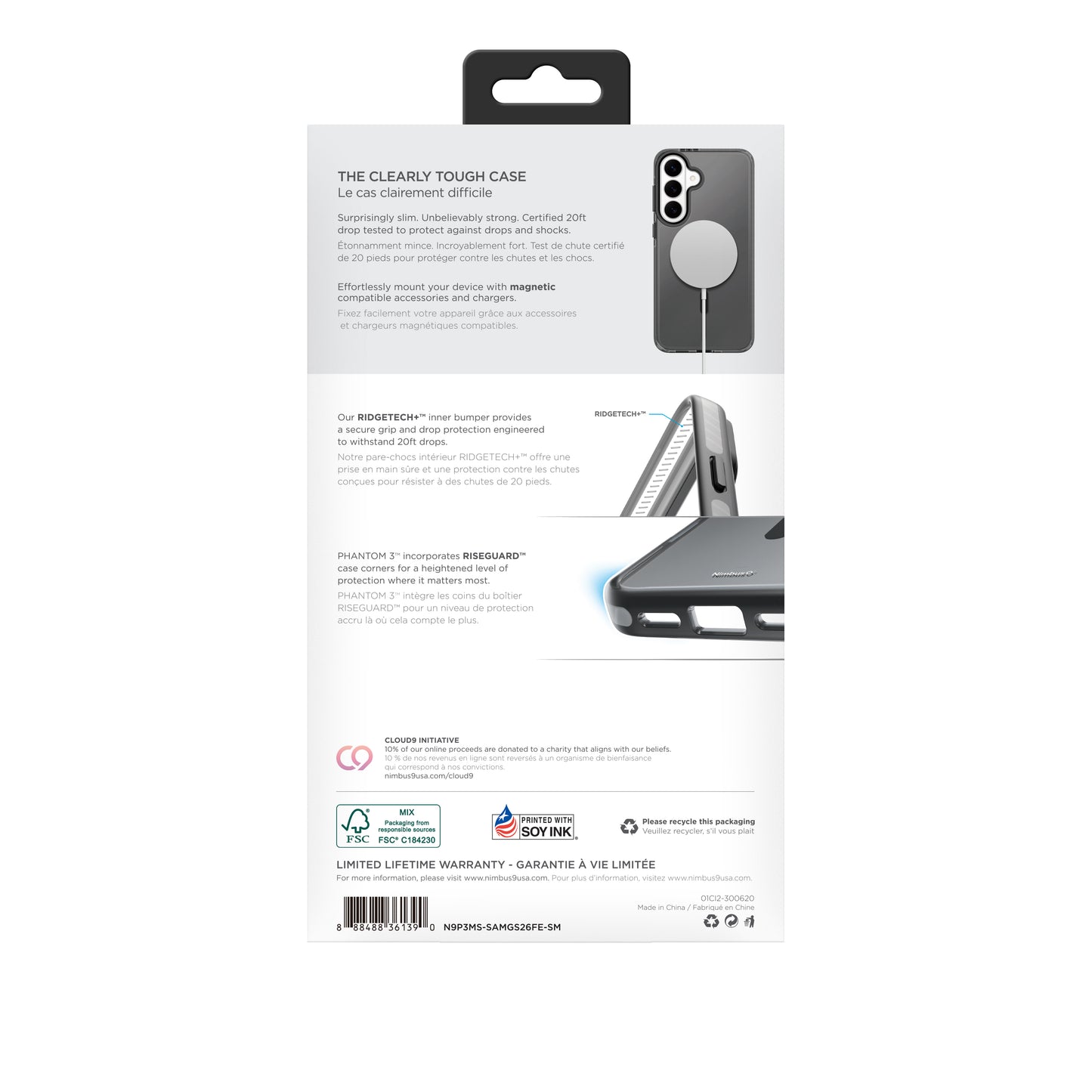 Nimbus9 Phantom 3 Galaxy S26 FE MagSafe Case