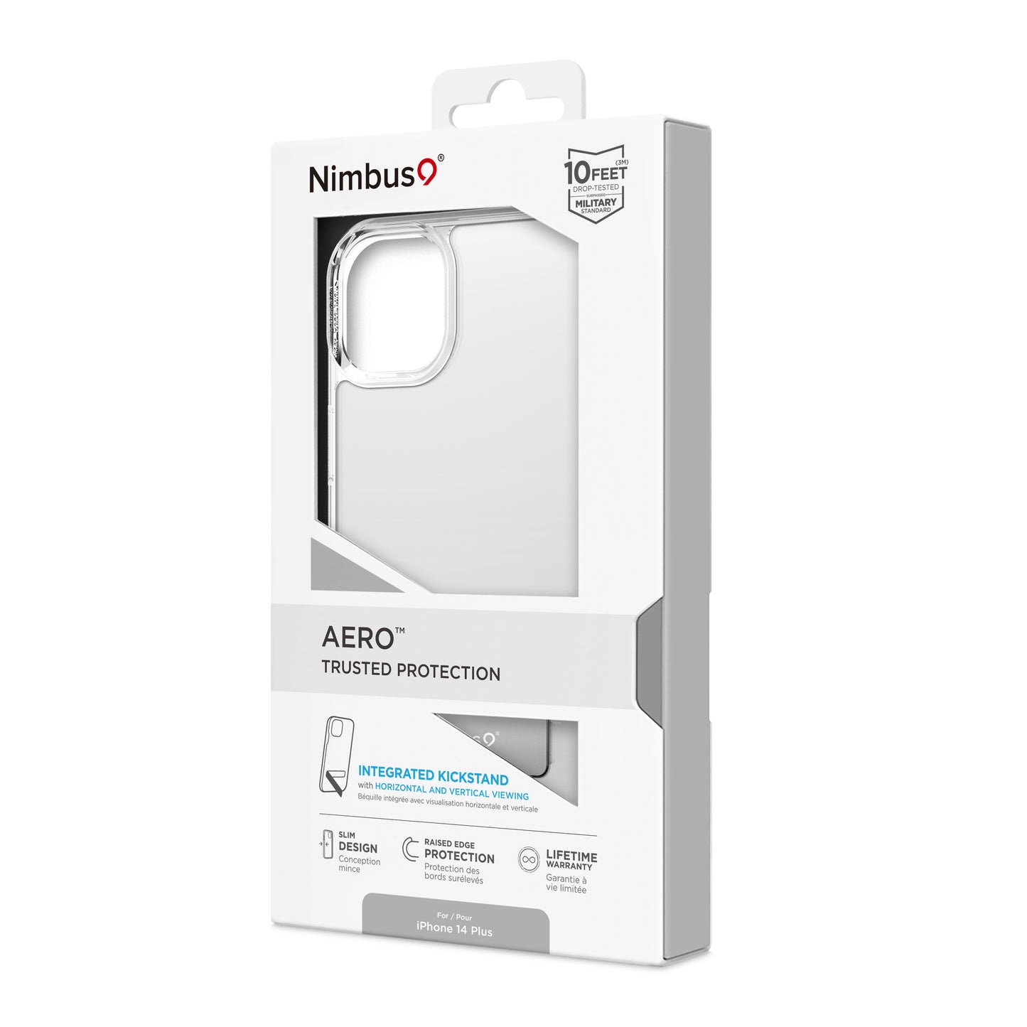 Funda Nimbus9 Aero para iPhone 14 Plus (6.7) - Transparente