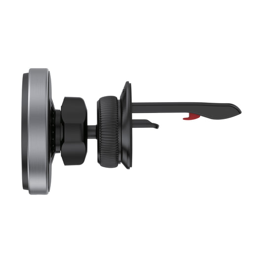 Cargador inalámbrico para coche Nimbus9 Qi2, compatible con MagSafe - Gris cepillado