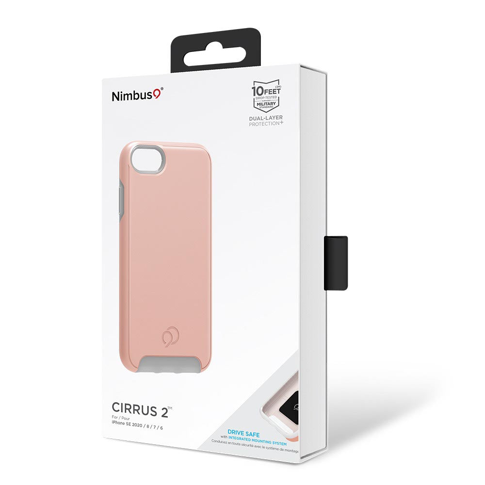 Nimbus9 Cirrus 2 for iPhone SE (3rd and 2nd gen)/8/7 - Rose Clear