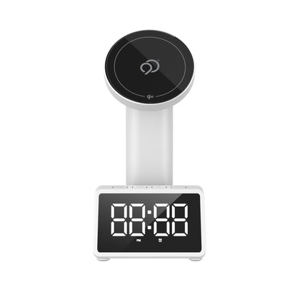 Nimbus9 Qi2 Wireless Charging Alarm Clock Stand MagSafe & Watch Compatible - White