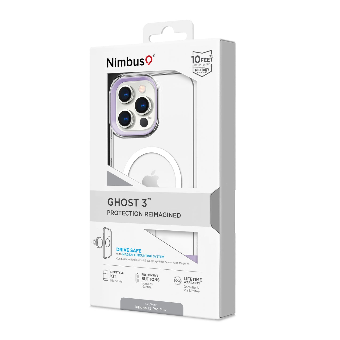 Nimbus9 Ghost 3 iPhone 15 Pro Max MagSafe Case