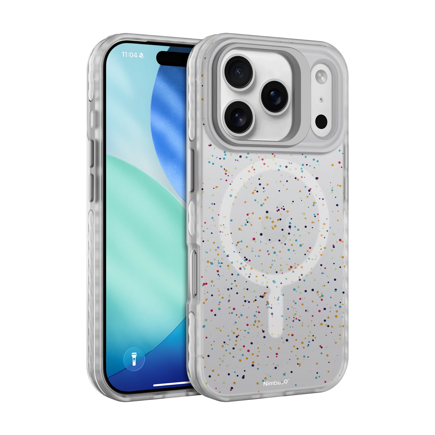 Nimbus9 Stratus 2 iPhone 17 Pro MagSafe Case with Kickstand - Confetti
