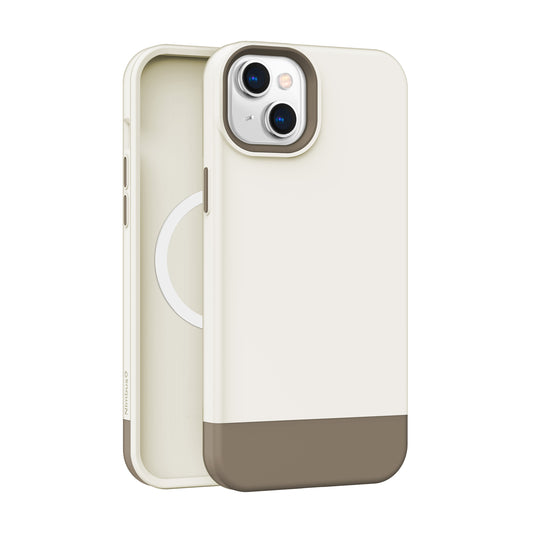 Funda MagSafe Nimbus9 Ghost 3 para iPhone 15 Plus - Gris topo neutro
