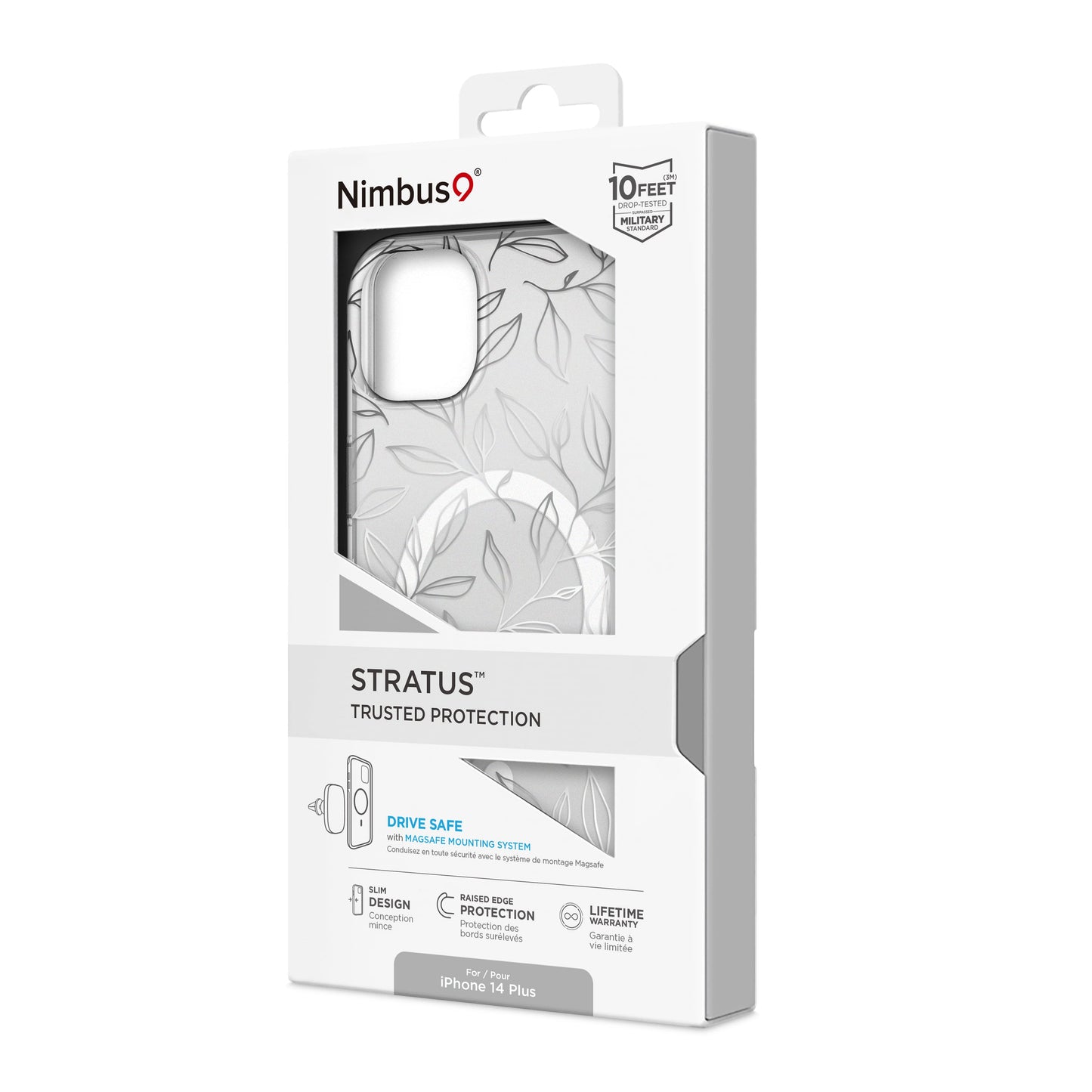 Coque Nimbus9 Stratus Magsafe pour iPhone 14 Plus – Feuilles