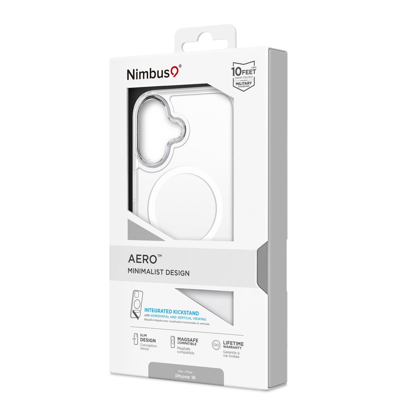 Nimbus9 Aero iPhone 16 MagSafe Case - Clear