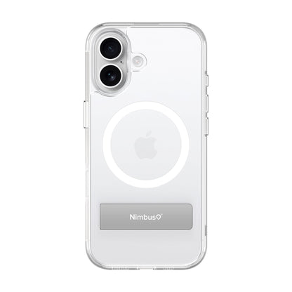 Nimbus9 Aero MagSafe Case for iPhone 17 with Built-In Kickstand - Clear