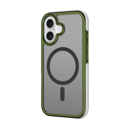 Coque MagSafe Nimbus9 Summit pour iPhone 16 – Vert givré
