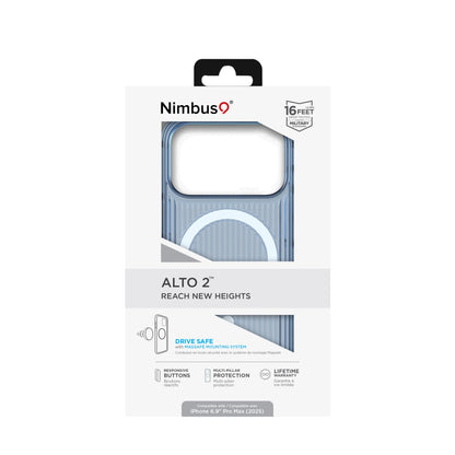 Nimbus9 Alto 2 iPhone 17 Pro Max MagSafe Case - Clear Blue