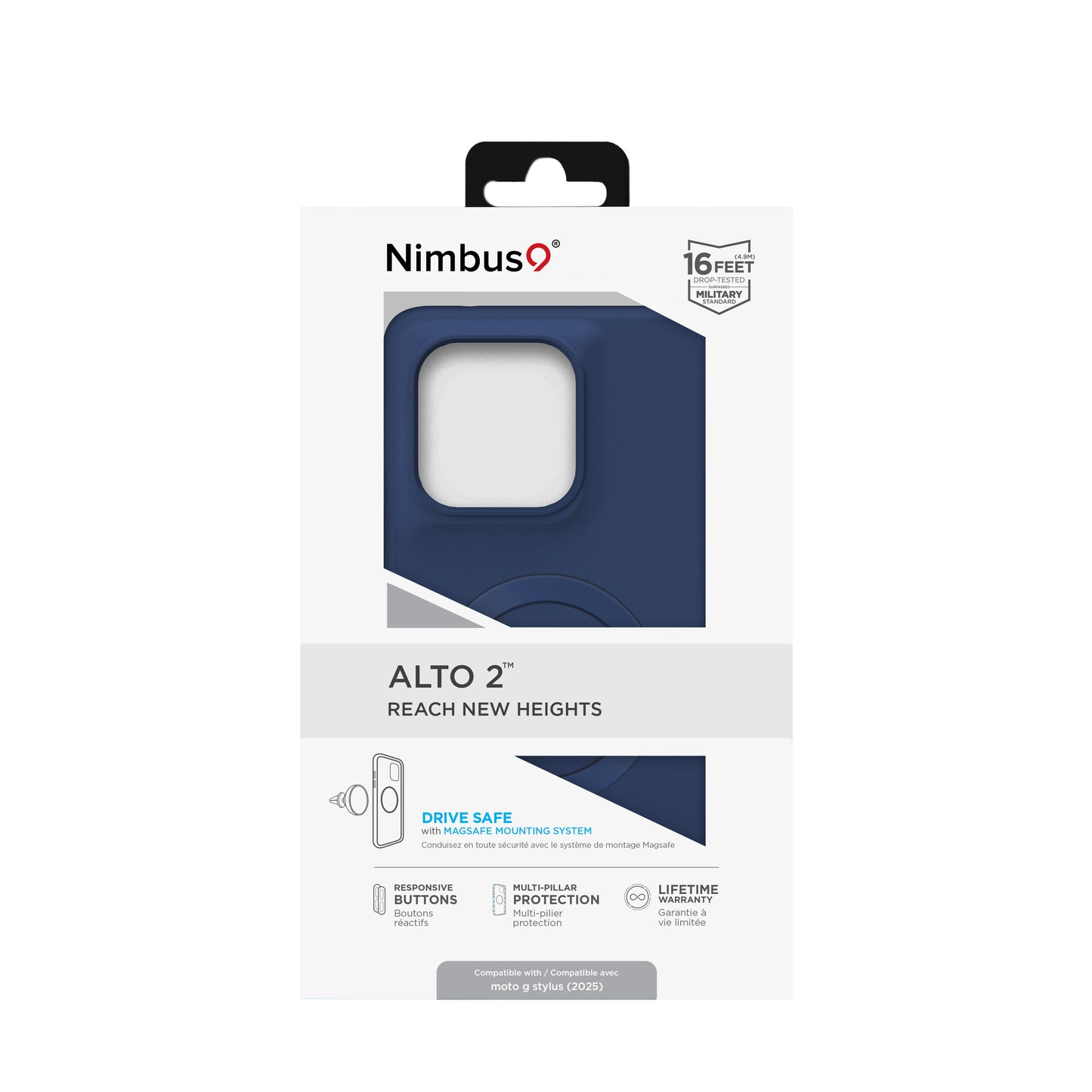 Funda Nimbus9 Alto 2 para Moto G Stylus (2025) - Azul