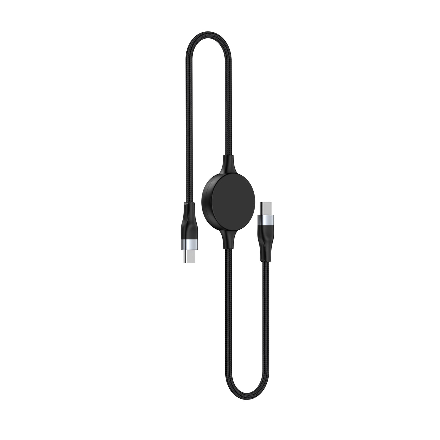 Nimbus9 Duo Cable USB-C with Apple Watch Charging (3FT) - Black