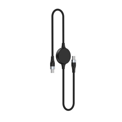 Nimbus9 Duo Cable USB-C with Apple Watch Charging (3FT) - Black