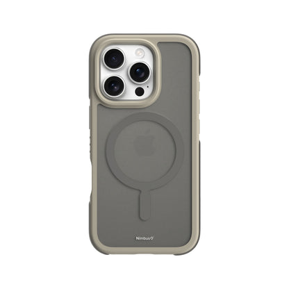 Coque MagSafe Nimbus9 Summit pour iPhone 16 Pro – Taupe givré