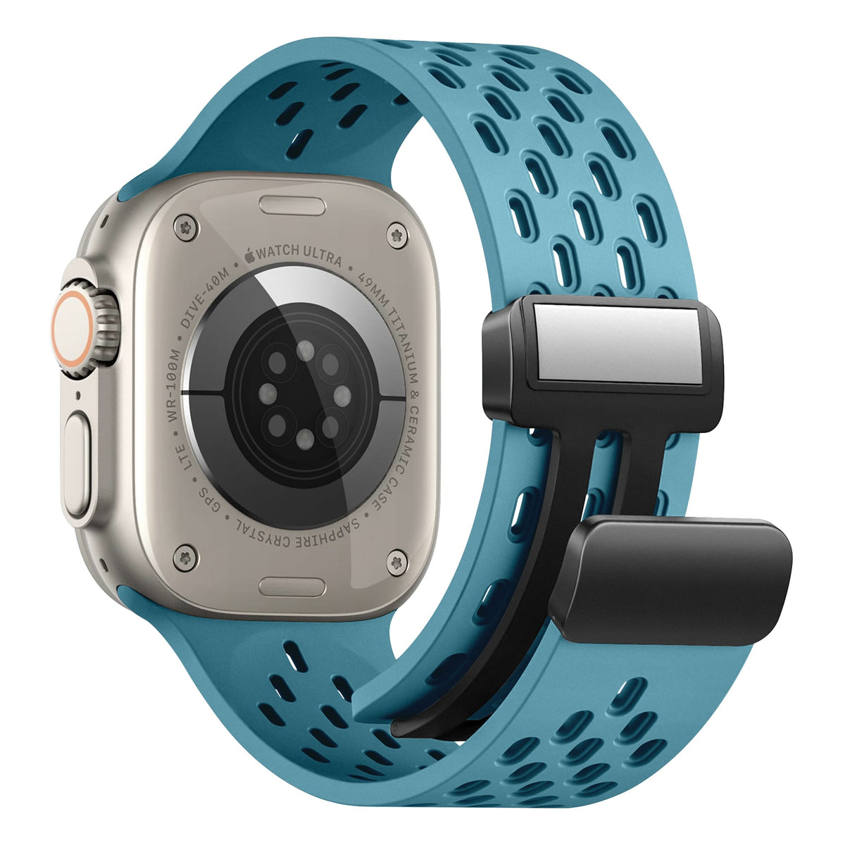 Nimbus9 FlexFit Sport Band for Apple Watch 44/45/46/49mm - Storm Blue