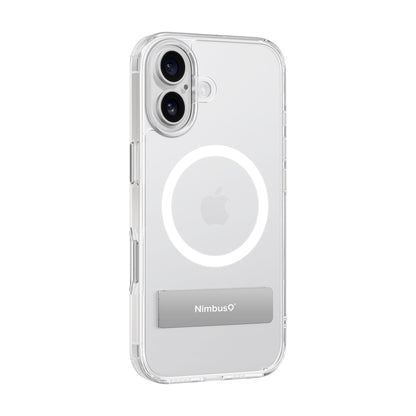 Nimbus9 Aero MagSafe Case for iPhone 17 with Built-In Kickstand - Clear