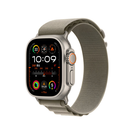 Correa deportiva de nailon Nimbus9 para Apple Watch de 45 mm - Gris topo neutro