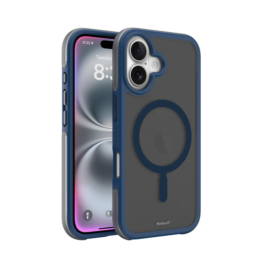 Funda MagSafe Nimbus9 Summit para iPhone 16 - Azul hielo