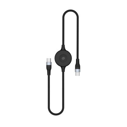 Nimbus9 Duo Cable USB-C with Apple Watch Charging (3FT) - Black