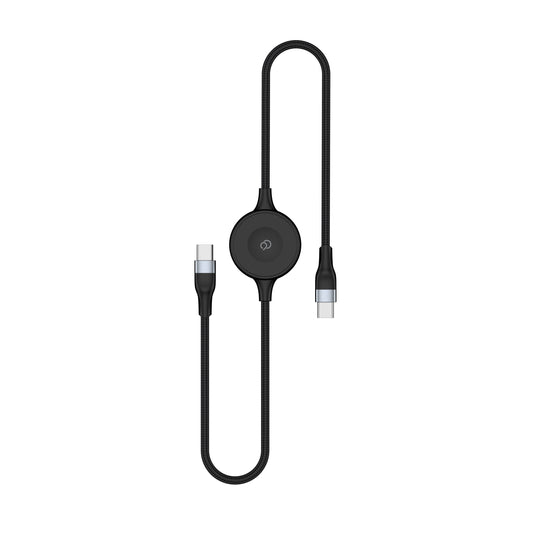 Nimbus9 Duo Cable USB-C with Apple Watch Charging (3FT) - Black