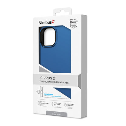Funda MagSafe Nimbus9 Cirrus 2 para iPhone 15 Plus - Azul Cobalto