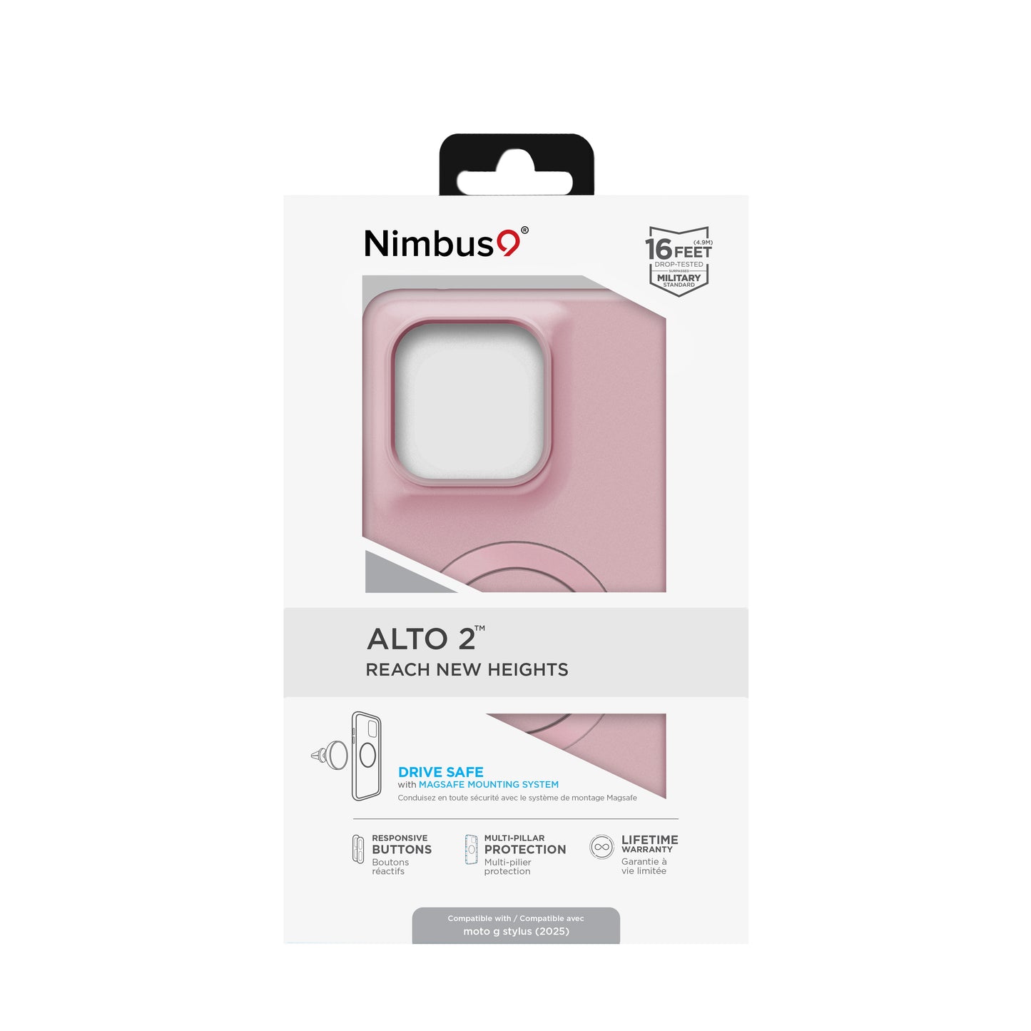 Funda Nimbus9 Alto 2 para Moto G Stylus (2025) - Rosa