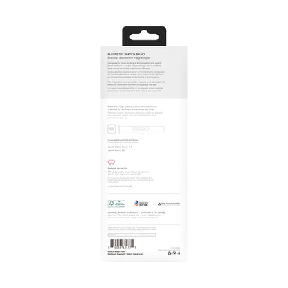 Bracelet magnétique Nimbus9 pour Apple Watch 41 mm - Ivoire