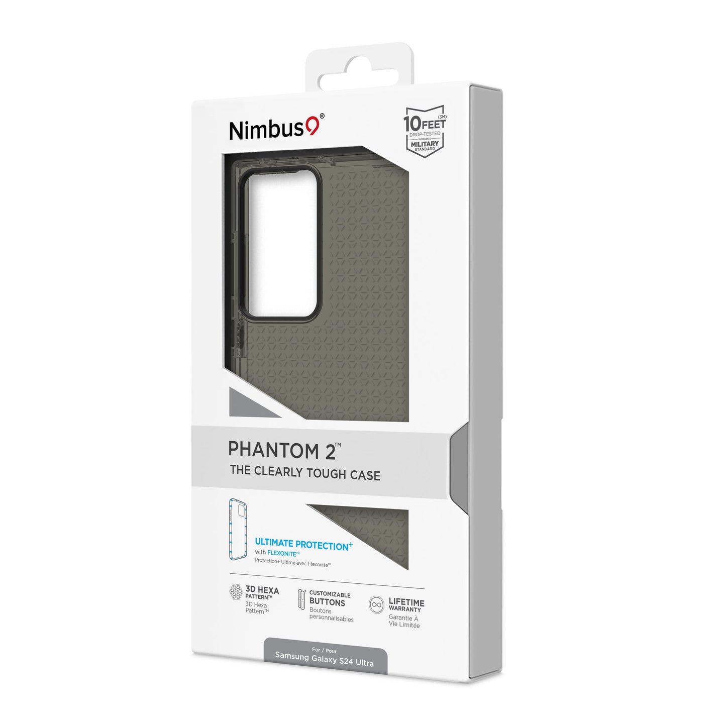Funda Nimbus9 Phantom 2 para Galaxy S24 Ultra - Carbono