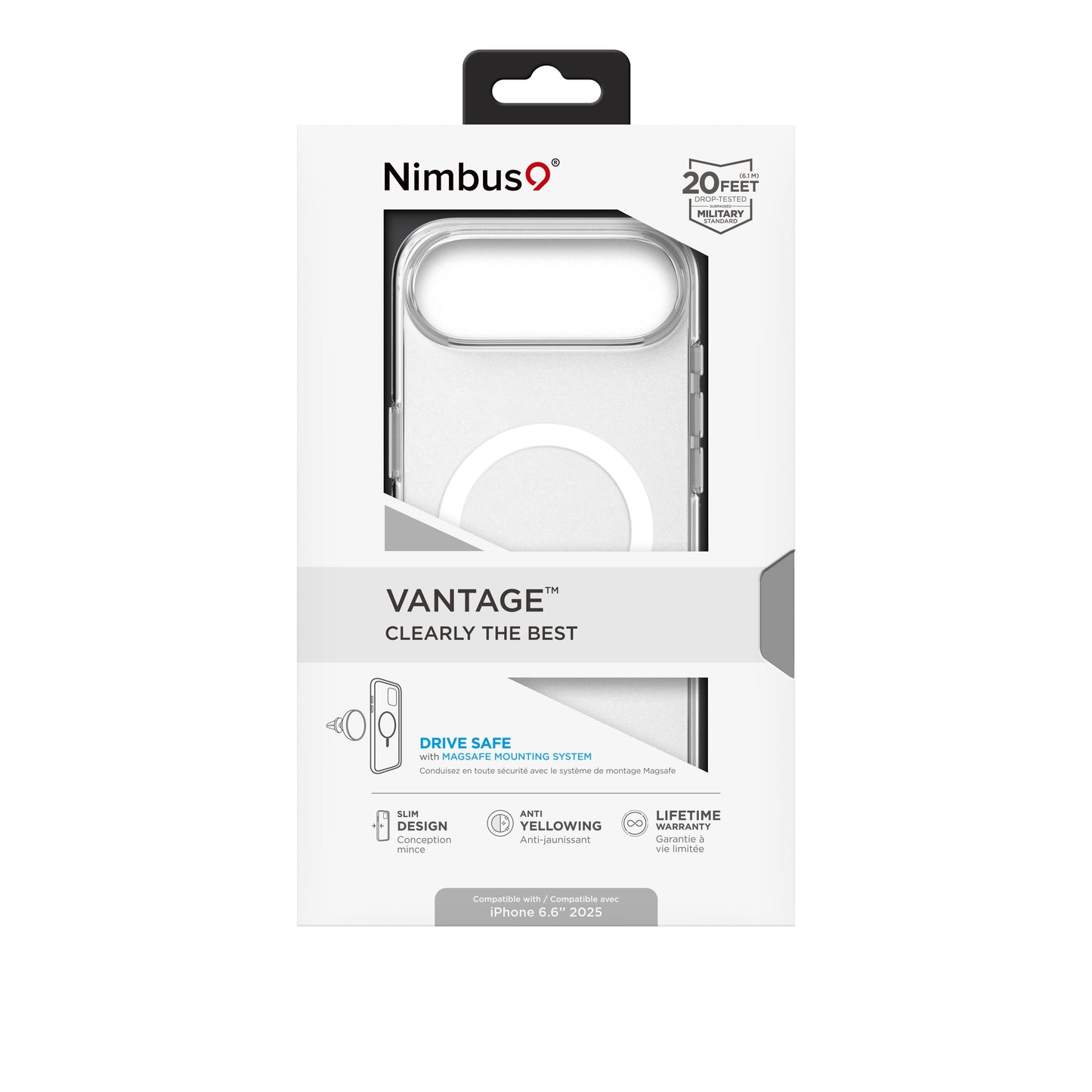 Nimbus9 Vantage iPhone Air MagSafe Case - Clear