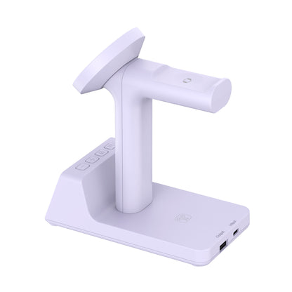 Nimbus9 Qi2 Wireless Charging Alarm Clock Stand MagSafe & Watch Compatible - Lavender