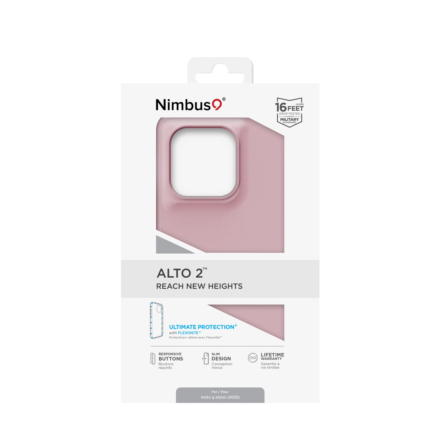 Funda Nimbus9 Alto 2 para Moto G Stylus (2025) - Rosa