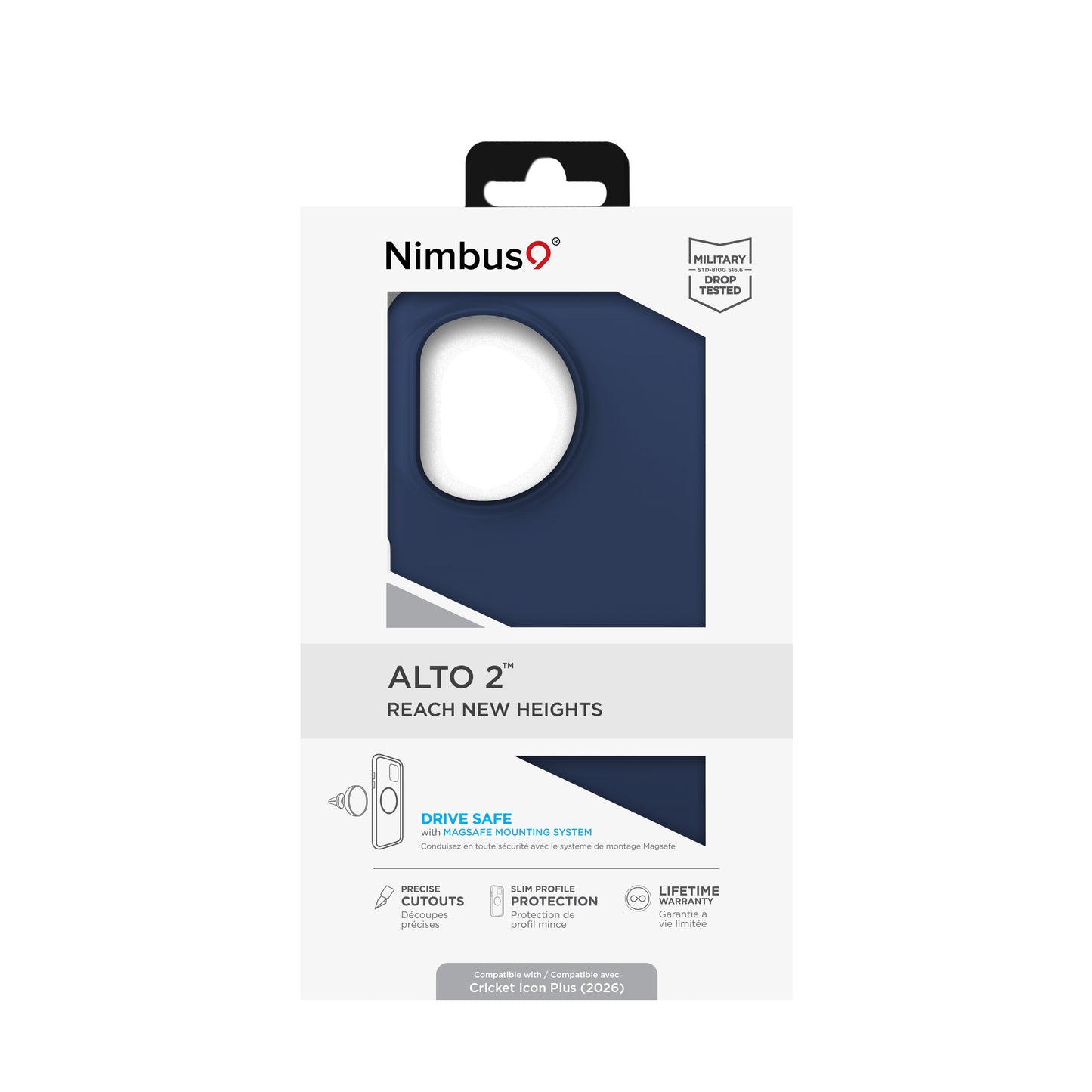 Nimbus9 Alto 2 Cricket Icon Plus 2026 Case - Space Blue