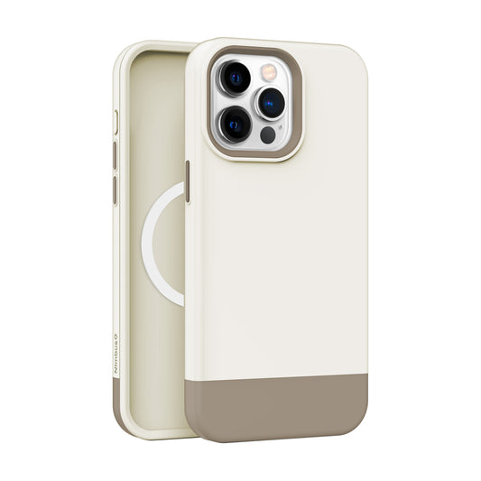 Funda MagSafe Nimbus9 Ghost 3 para iPhone 15 Pro Max - Gris topo neutro