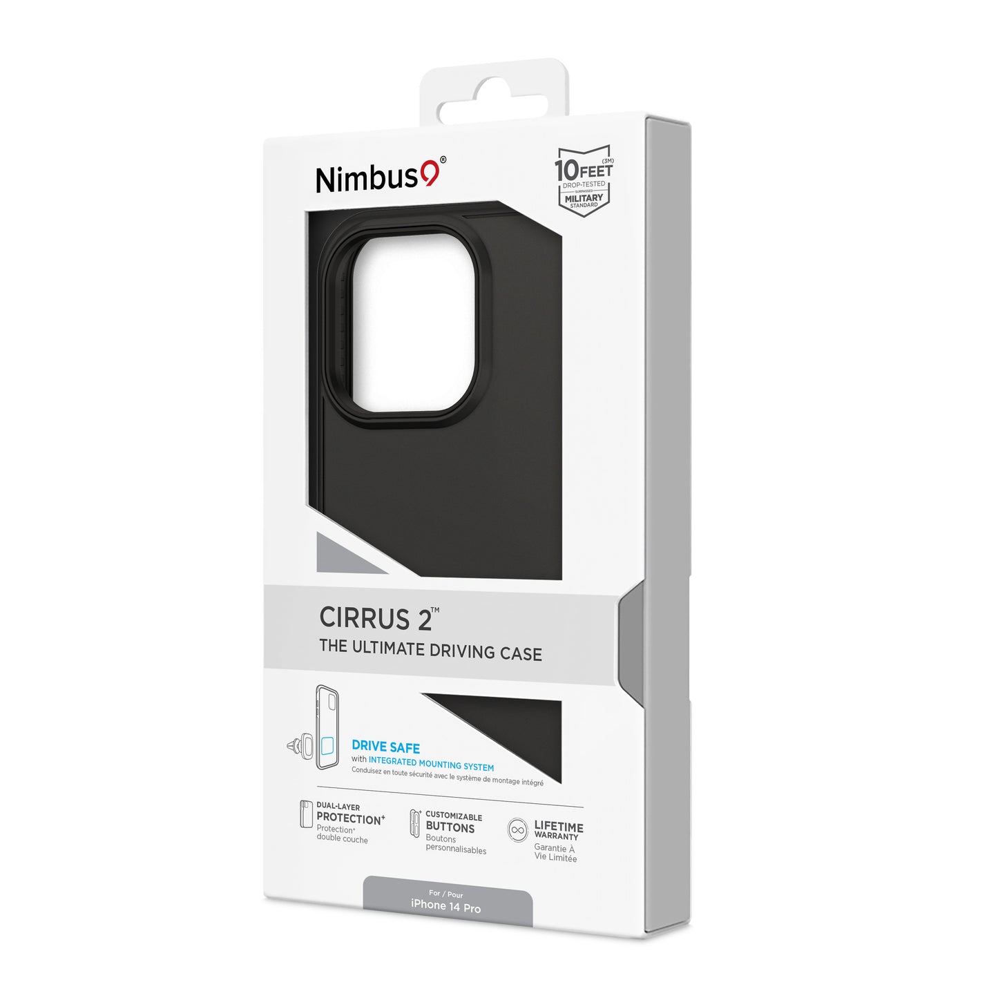 Nimbus9 Cirrus 2 iPhone 14 Pro Case - Black