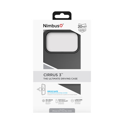 Nimbus9 Cirrus 3 iPhone 17 Pro Max MagSafe Case - Black