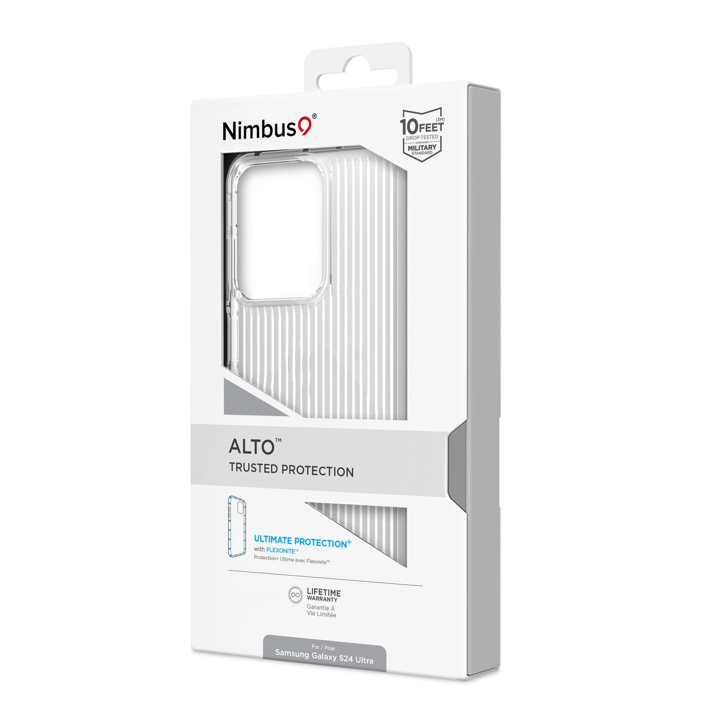Coque Nimbus9 Alto 2 pour Galaxy S24 Ultra – Transparente