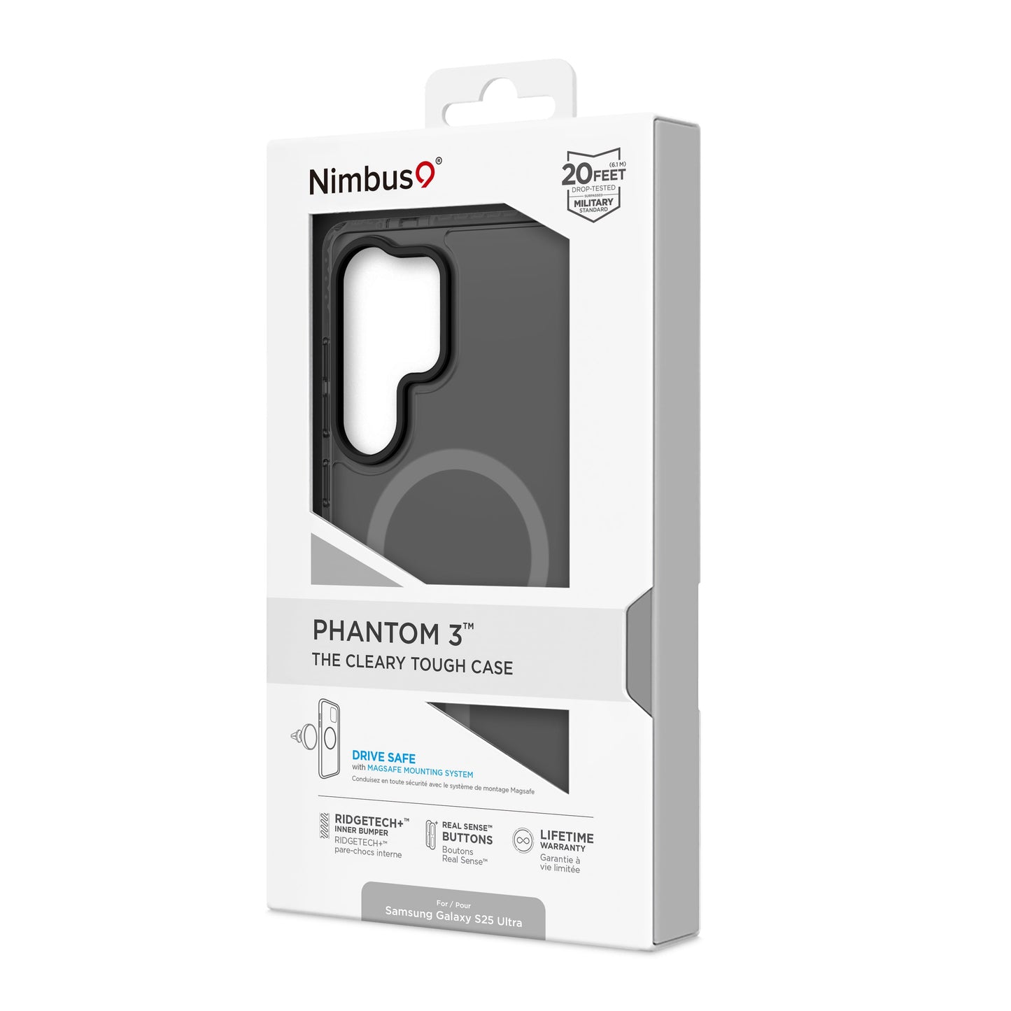 Nimbus9 Phantom 3 Galaxy S25 Ultra MagSafe Case - Smoke