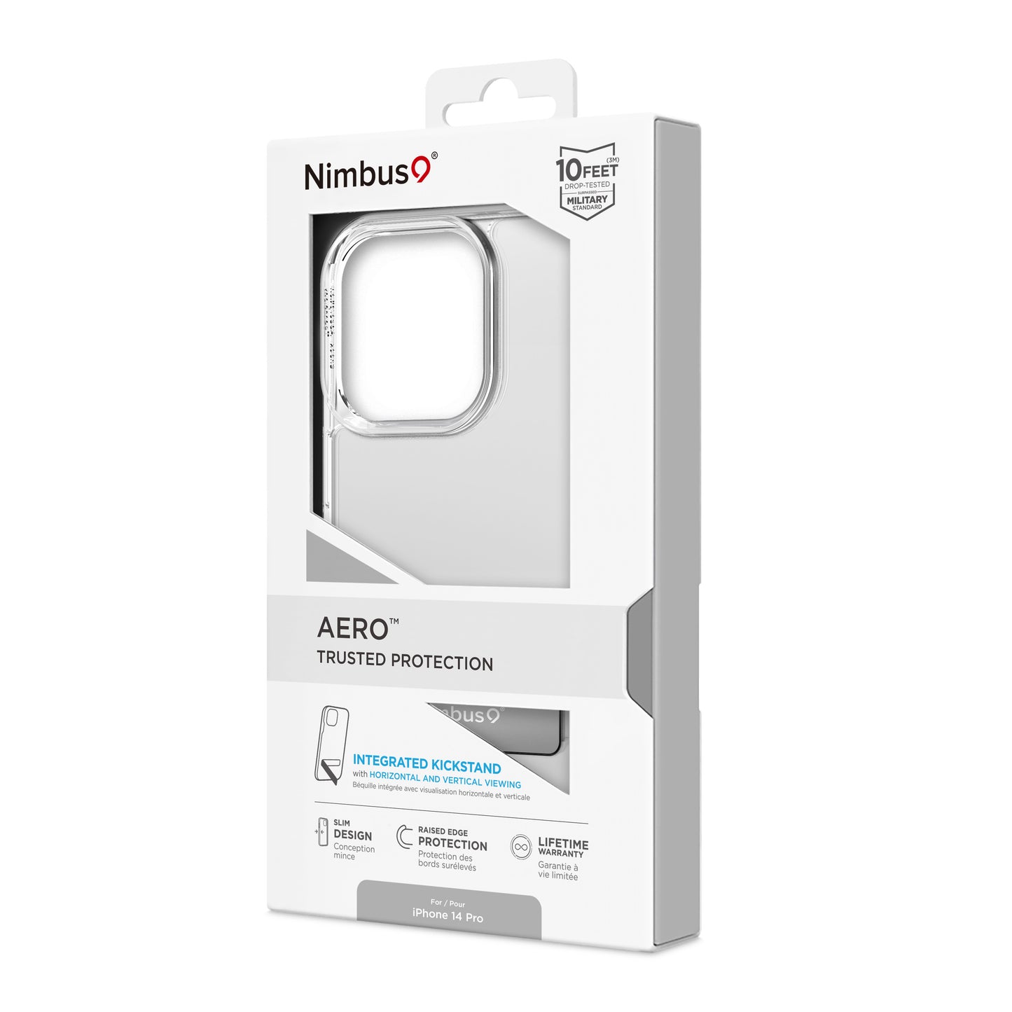 Coque Nimbus9 Aero pour iPhone 14 Pro (6.1) – Transparente