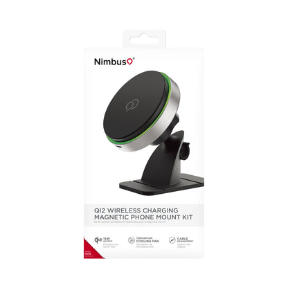 Nimbus9 Qi2 Wireless Charging Magnetic Phone Mount Kit