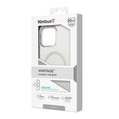 Coque MagSafe Nimbus9 Vantage pour iPhone 16 Pro Max – Transparente