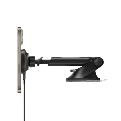 Support de téléphone magnétique à ventouse et chargement sans fil Nimbus9 – Noir