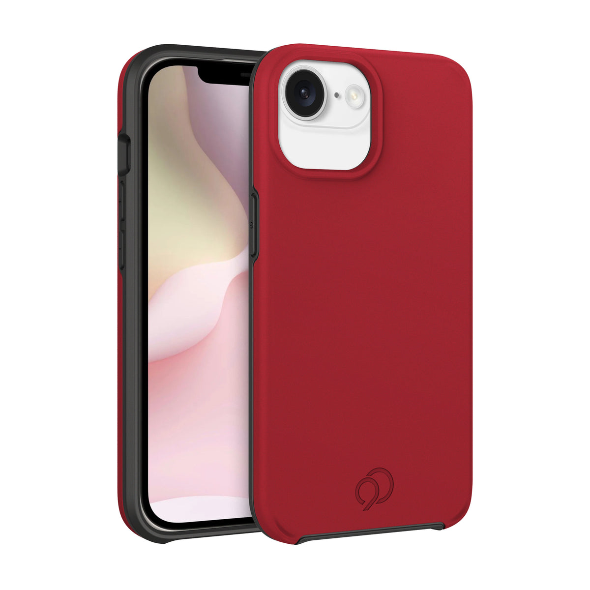 Coque MagSafe Nimbus9 Cirrus 3 pour iPhone 16e (iPhone 13, iPhone 14, iPhone 15) - Rouge cramoisi
