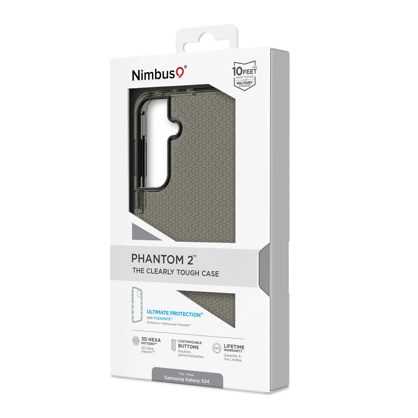Funda Nimbus9 Phantom 2 para Galaxy S24 - Carbono