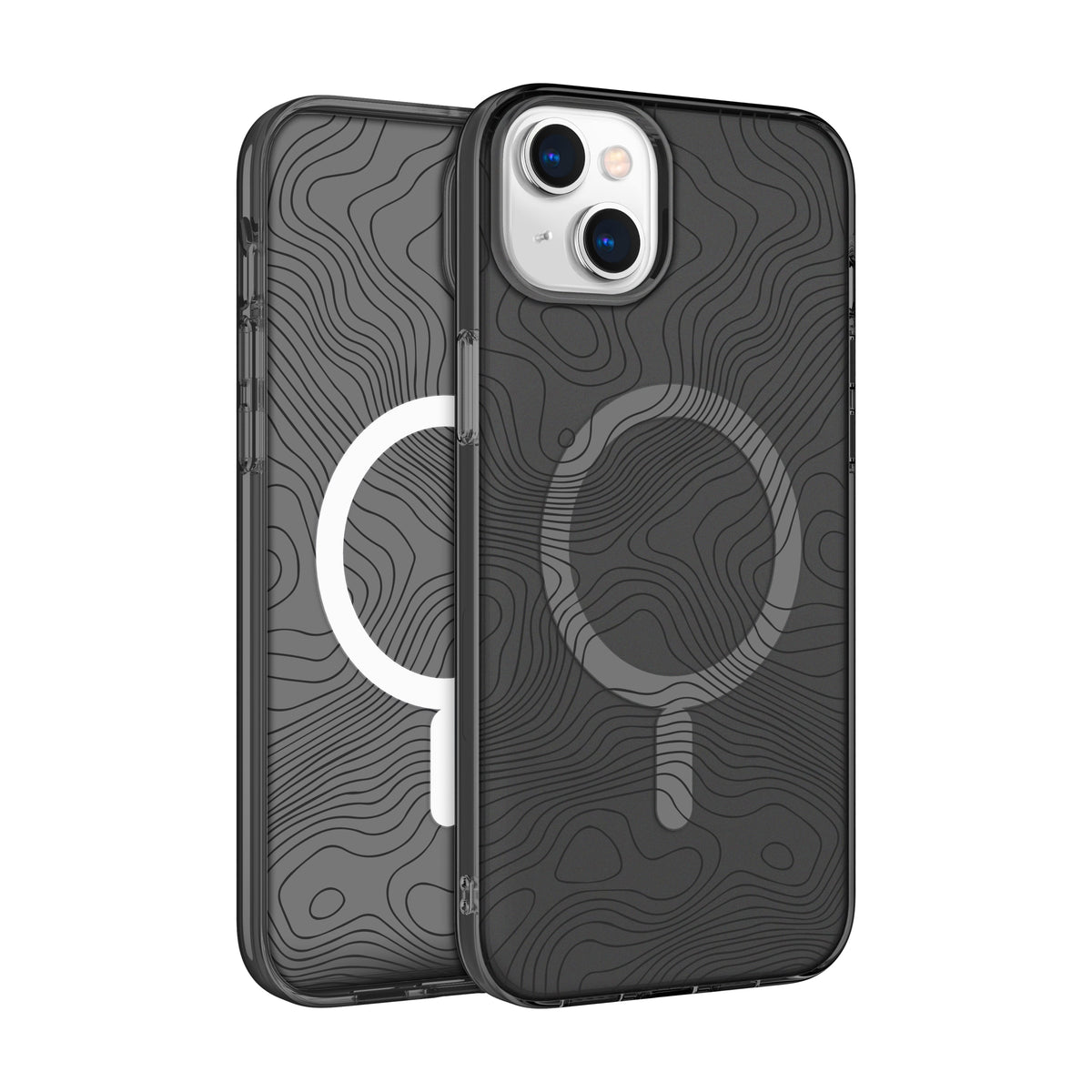 Funda MagSafe Nimbus9 Stratus para iPhone 15 Plus - Topografía