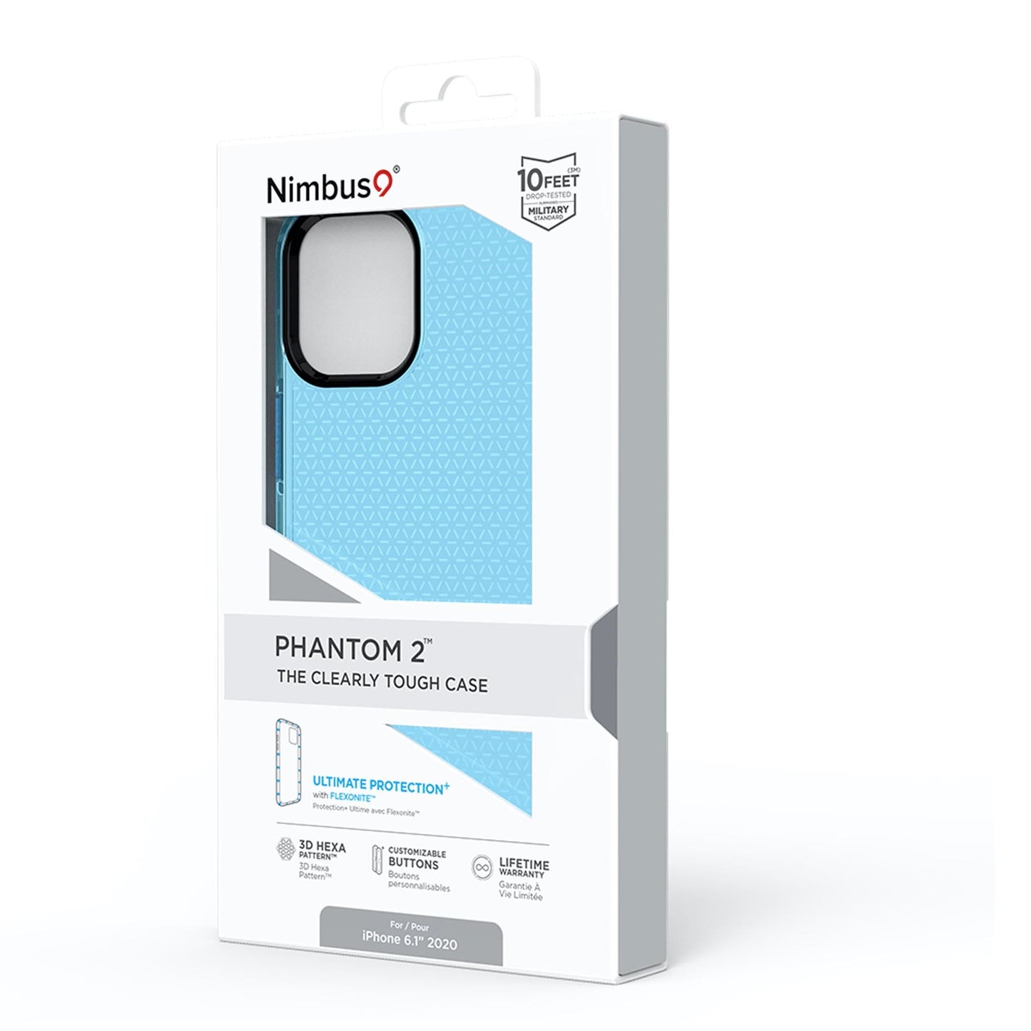 Nimbus9 Phantom 2 para iPhone 12/iPhone 12 Pro - Azul Pacífico