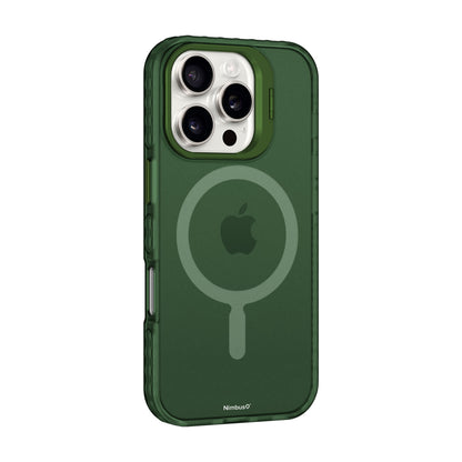 Funda MagSafe Nimbus9 Stratus 2 para iPhone 16 Pro - Verde escarcha